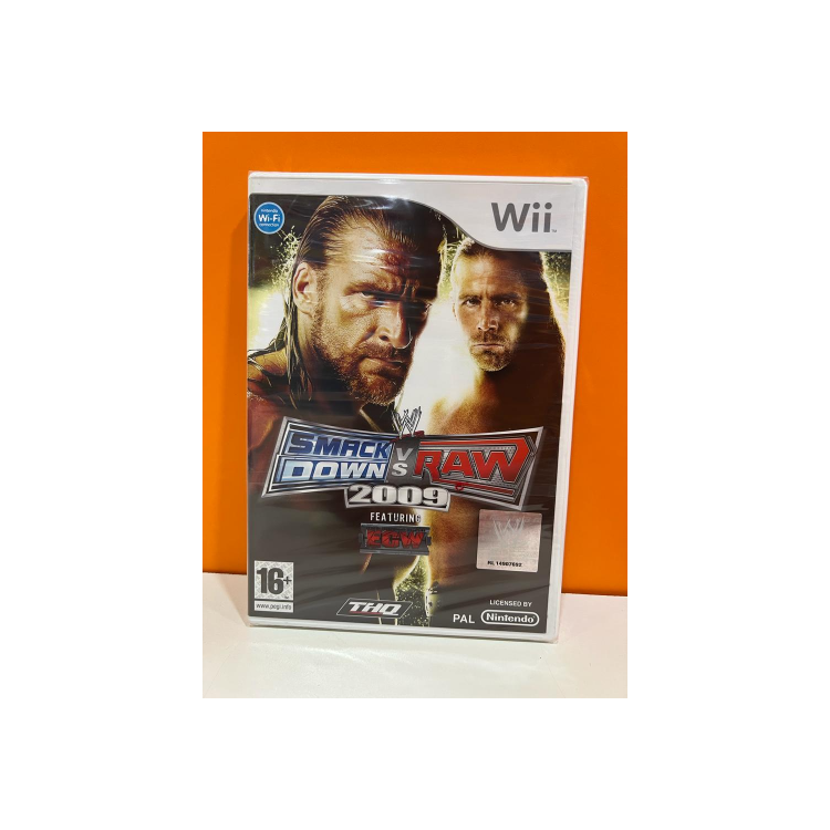 Smack down vs raw 2009 WII (PRECINTADO)