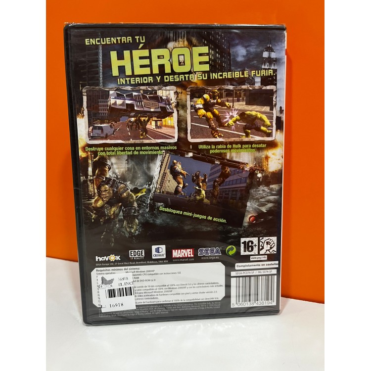 Juego Pc El Increible Hulk