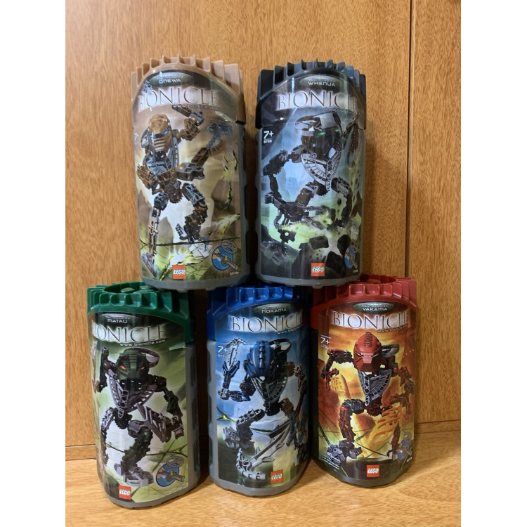 Pack Lego Bionicle 5 unidades