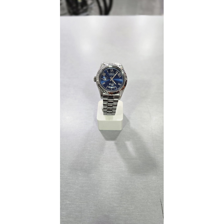 Reloj Lotus Acerado Esfera Azul  18854