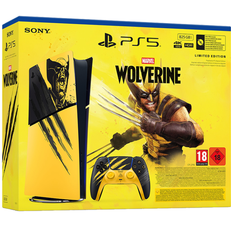 CONSOLA PS5 SLIM 825GB DIGITAL LOBEZNO EDICION LIMITADA